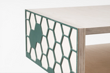 Hexa Bedside Table - Green Screen