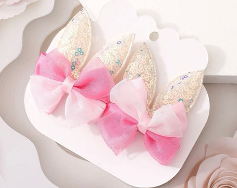 Bunny Ear Hair Bows