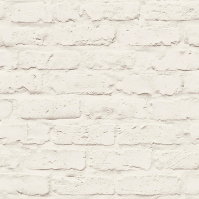 Beige/White Brick Wallcovering