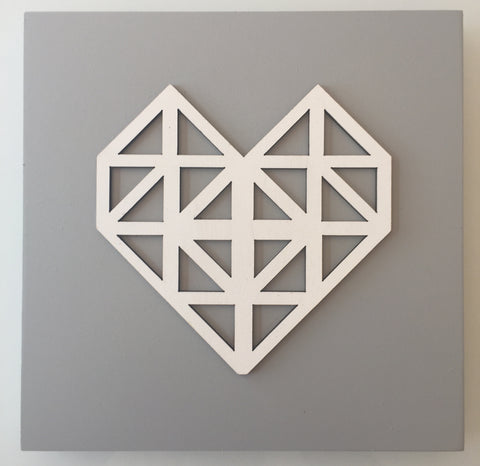 Heart Blocks - With Wood Cut Out