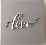 Love Blocks - With Wood Cut Out