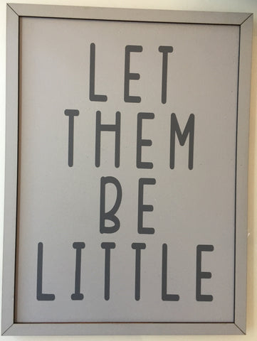 Let Them Be Little Poster