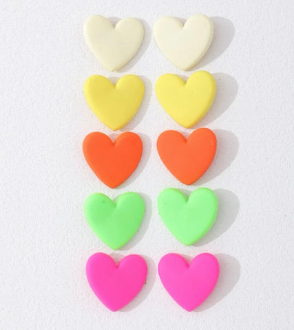 Heart Hair Clips