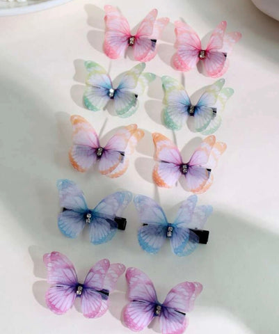 Butterfly Hair Clips