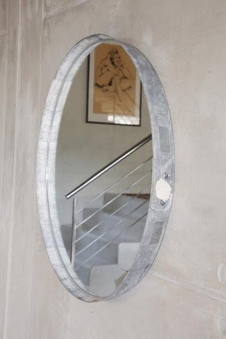 Barrel Hoop Mirror