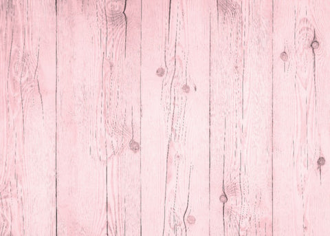 Pink Wood Finish Wallpaper